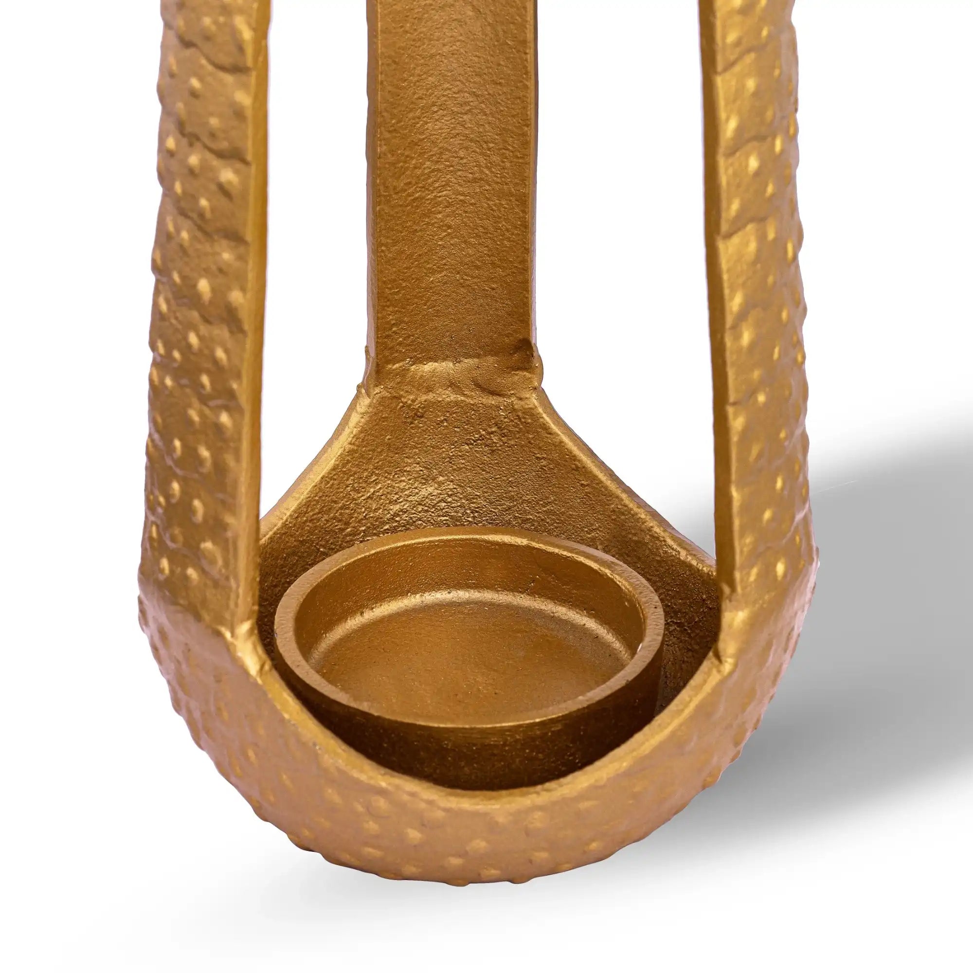 Golden Pillar Candle Holder(Large)